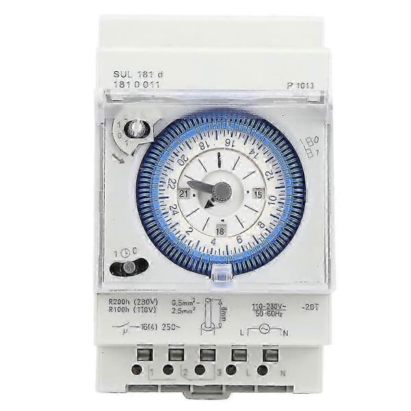 SUL181D Mekanisk Timer 15 Minutter 24 Timer Timer Tidsrelæ 250VAC 16A