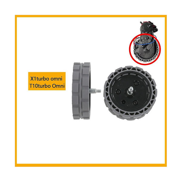 Nye Kørehjulsruller Reservehjul til X1turbo Omni T10turbo Omni Robotstøvsuger Tilbehør As Shown