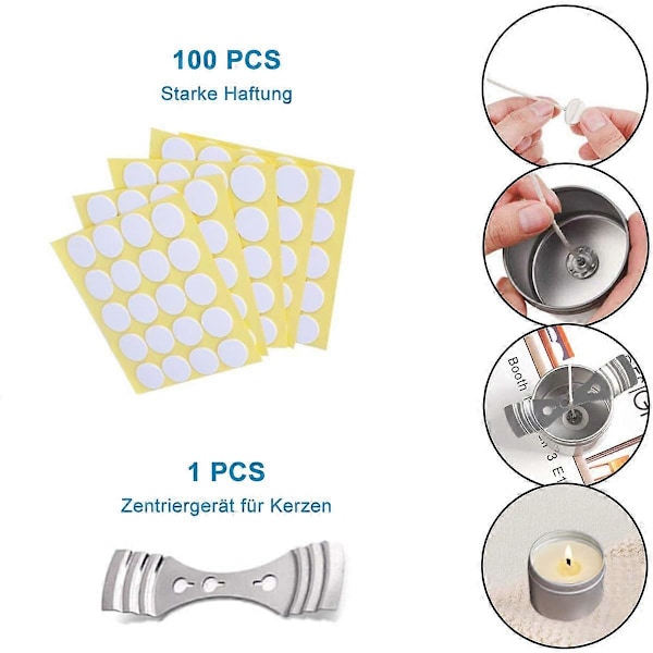 Camelize Kerzendocht 100 st. Kerzendochte Kerzen Dochte Candle Wick Mi