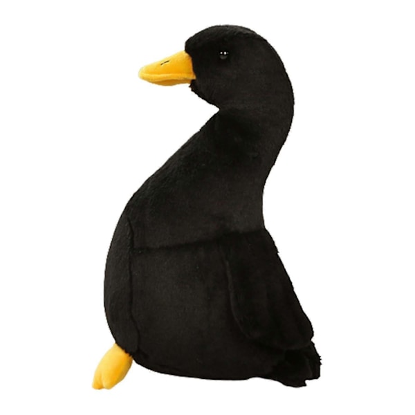 Suloinen Ankka Pehmolelu Pehmeä Täytetty Lelu Lasten Halaus Tyyny Lahja 30/ Black 40cm