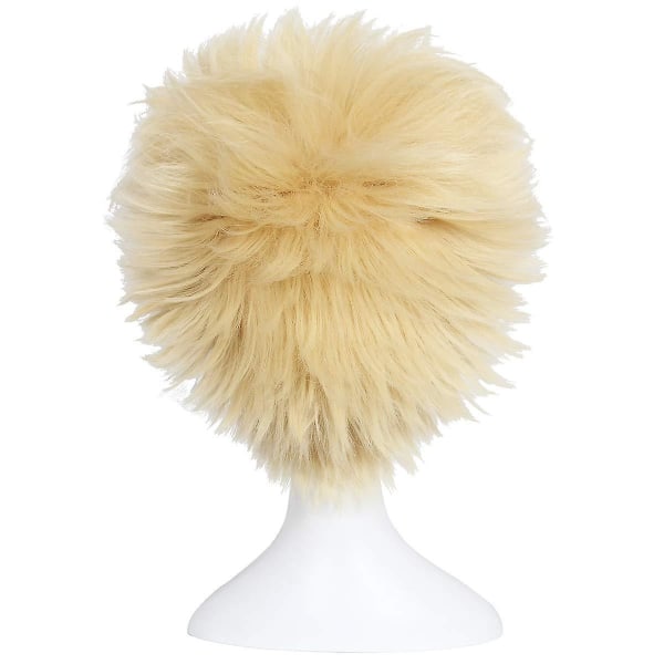 Kort Afro Fluffy Anime Cosplay Paryk  Cosplay Paryk Til Halloween(blond),wz-1328  (FMY)