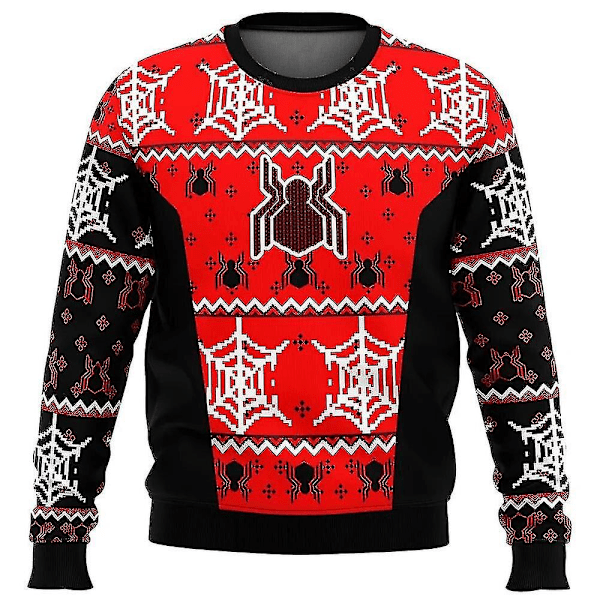 Deadpool Jolly Red Guy Grim Jultrøje Juletrøje Gave Julemand Trøje Mænd 3d Sweatshirt Og Top 11 4XL