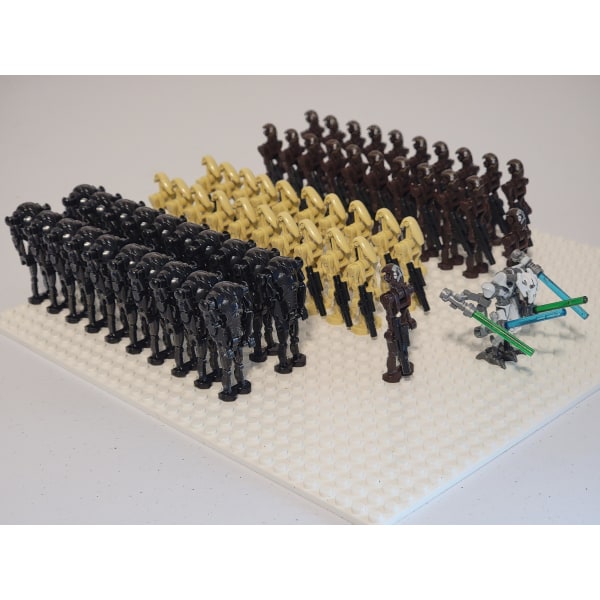 Star Wars Battle Droids Army Tilpasset Sett 63 stk. Commando Droids Super Battle Droids  [DmS]