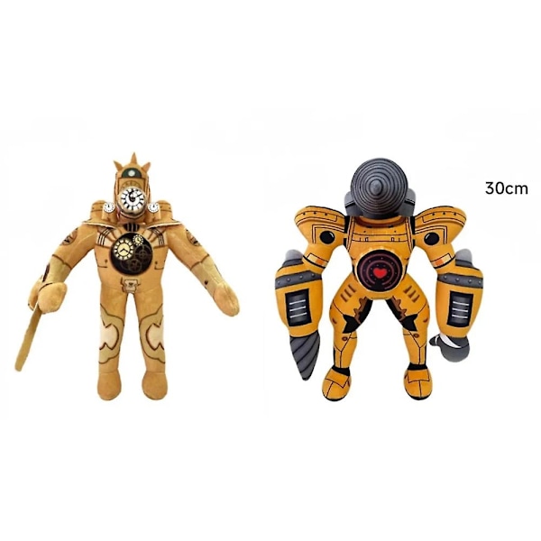 Speakerman Titans Tv Man Titans Cameraman Doll Plysjleke Titans Speaker Man Skibidi Toalett Kamera Mann Tv Kvinne Plysj Myk Leker [DB] set