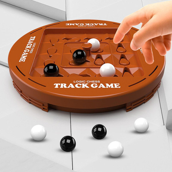 Til Orbitos Brætspil Connect 4, Track Logic Bræt, Logic Chess Track Brætspil, 100% Ny [DmS]