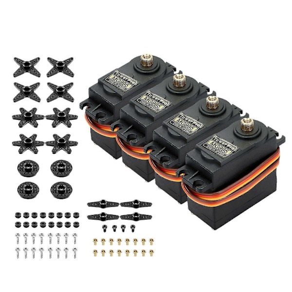 4st Vattentäta Mg995 Metallväxel Digital Servo Coreless Högt Vridmoment Hastighet För Rc