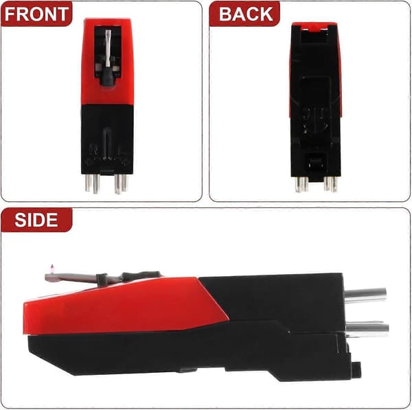 2 stk. Universal Pickup til Pladespiller, Pickup'er til Vinylplader