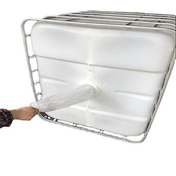 Bärbar IBC Ton Tunna Inner Bag Hög Kvalitet Multifunktionell Hållbar Ton Tunna Fodrad Väska Lätt Feeding Port DN50 2.95in