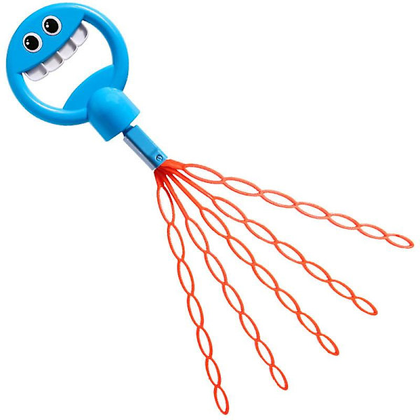 32 Hål Bubbelstav Leksak 32 Hål Leende Ansikte Bubbelstav Med Bubbelpåfyllning 2024 Ny Barnbubbelstav Leksak 10ml FLYE1039  [DmS] Blue One Size
