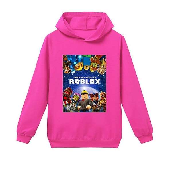 Våren Høsten Roblox Barn Klær Gutter Jenter Grafisk T-skjorte Tenåringer Hoodies Hettegenser Topp Barneklær 2-16 år 130 7-8Y as show3