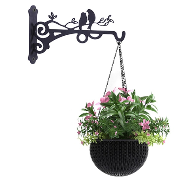 Legeringskroker for plantehengere Hageplantere Hengekrok for hengende planter Lykter B 30X24cm