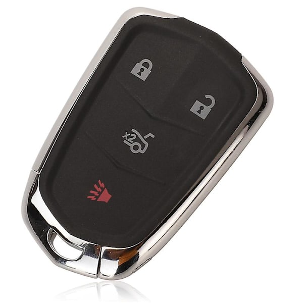 - Intelligent fjernbetjeningstastaturhus, 3/4/5/6 knapper, til Cadillac Srx, Cds, Ats, Xts, Climbing, Esv, udskiftningsskal, nøgle uden nøgle 4 Buttons