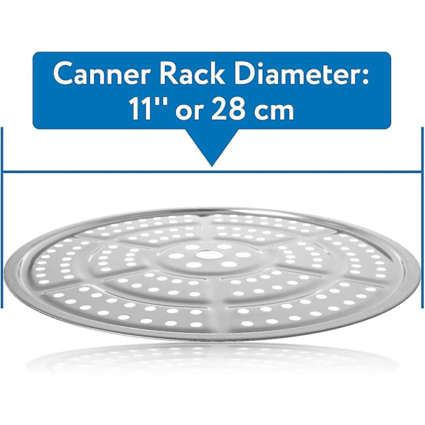 2-pack 28cm Tryckkokare/Konserveringsställ - Rostfritt Stål