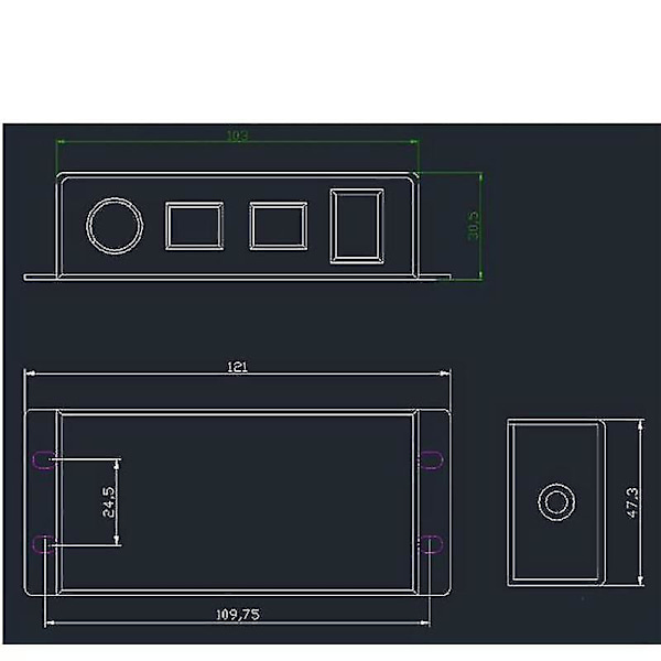 Dc 0-10v Dimmer Switch Seriekopplingsbar Synkroniseringskontroll On/off kompatibel 0/1-10v Dimbara Led-drivrutiner Electroni+m