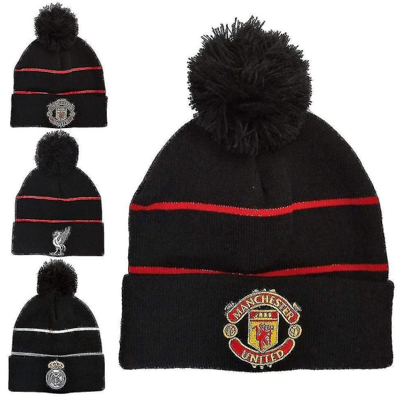 Fotball Unisex Strikket Lue Beanie Hatt Varmt Mykt Egnet For Utendørs [DB] Juventus