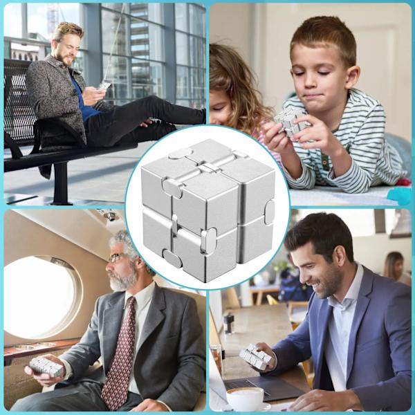 Magic Cube Stress relief Infinity Cube Bärbara pedagogiska leksaker Dekomprimerar Avslappningsleksaker för barn Vuxna Födelsedagspresent C