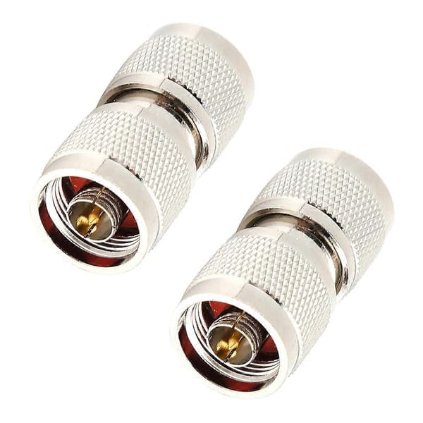 2st 50ohm Mässing N Typ Hane till Hane Adapter Rak Kontakt [DB]