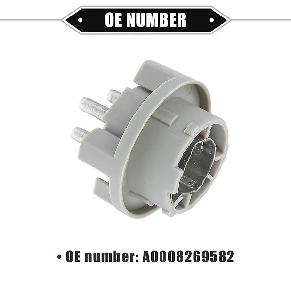 1 kpl vilkun polttimon kanta sokkeli lamppu SL W124 R129 W140 W202 W168 A0008269582 lisävaruste As Shown