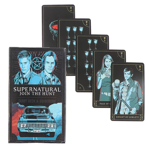 Supernatural Tarot -korttipakka Oraakkelikortit Juhlat Ennustaminen Arvonta Lautapeli Lahja [HK] Multicolor one size