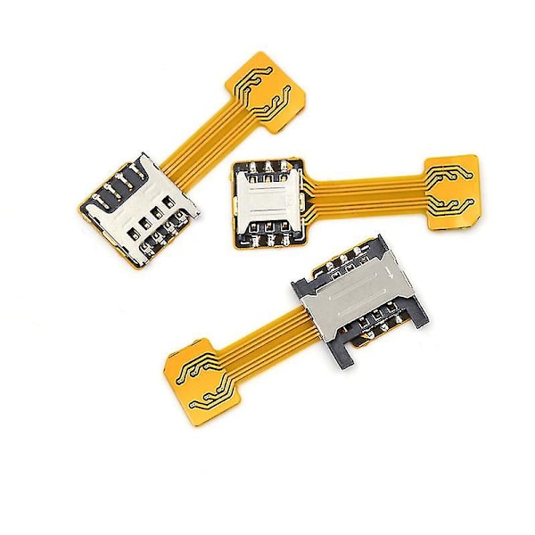 Hybrid Dual Micro Nano Sim-kort Adapter Konverter Udvidelse Sd Slot Android Hfmqv [DM] A2