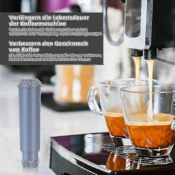 5 stk. Kaffemaskine Vandfilterpatroner Til Melitta, Krups Claris