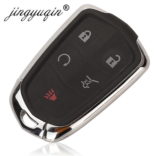 - Intelligent fjernbetjeningstastaturhus, 3/4/5/6 knapper, til Cadillac Srx, Cds, Ats, Xts, Climbing, Esv, udskiftningsskal, nøgle uden nøgle 4 Buttons