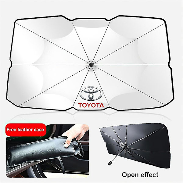 Solskydd för bilruta, paraply, värmeisolering, solskyddspara Toyota Large