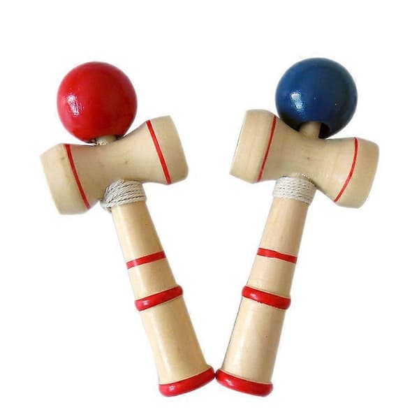 2 stk. Kendama Trælegetøj Japansk Kop og Bold Legetøj Spil til Børn Voksne