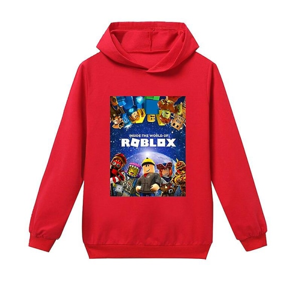 Våren Hösten Roblox Barnkläder Pojkar Flickor Grafisk T-shirt Tonåringar Hoodies Huvtröja Topp Barnkläder 2-16 år 150 11-12Y as show11