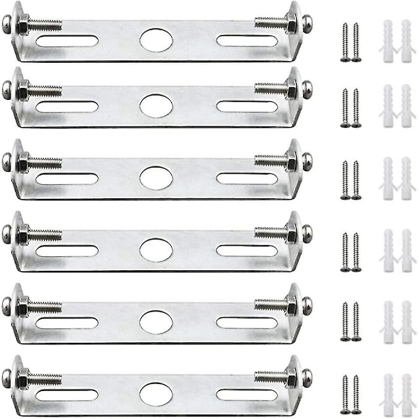 6 kpl kattovalaisimen kiinnitysteline kattovalaisimen levy pidike kattovalaisimen levyt 95mm ruuveilla kattotarvikkeet valaistus Wuqx