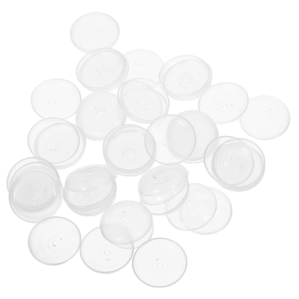 200 stk. Klar Lys Bobeches til Lysestager Kage Lys Anti-dryp Bakker Lys Dryp Beskyttere As Shown 2.70X2.70X0.30CM