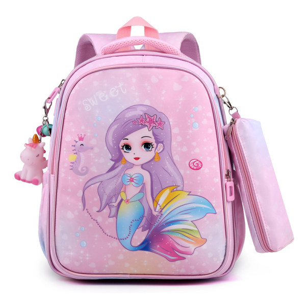 Children's School Bag/Backpack with Pencil Case Pendant