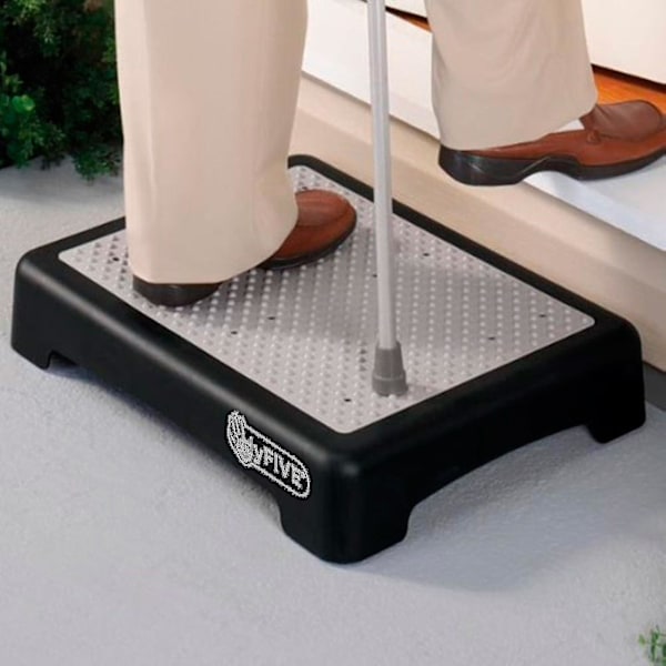 Hyfive Anti Slip Utomhus Halvsteg Äldre Handikapp Dörr Gång Utomhus Steg Plattform, Dörr Gång Pall För Utomhus