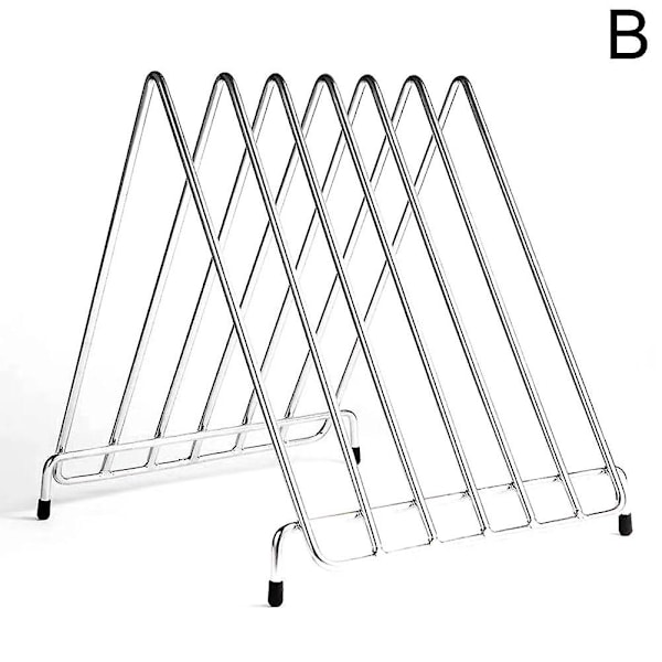 Skærebræt Stativ Stativ Catering 6 Slot Rustfrit Stål Heavy Duty 2mm steels