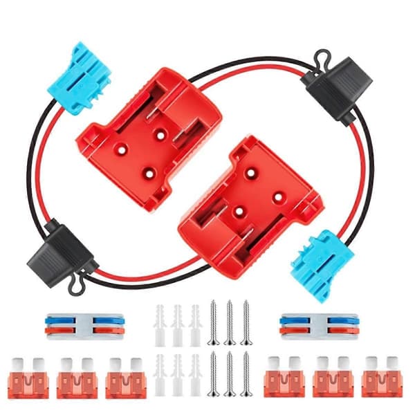 Strömadapter för Milwaukee M18 18V Batteri