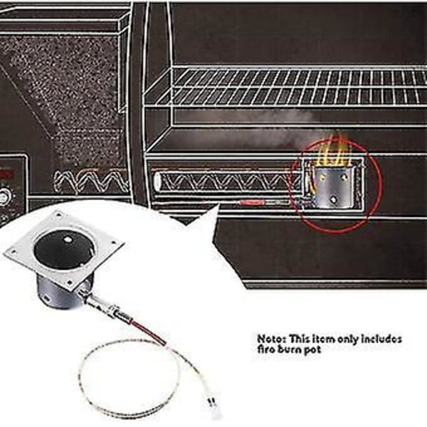 Pit Boss Pellet Grill Brännare - Rostfritt Stål Ersättningsdelar för Traeger Grillar
