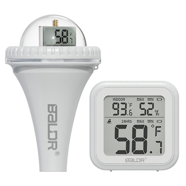 Baldr Pooltermometer Trådlös Pooltermometer Flytande Pooltermometer För Simbassänger Badtunnor Damm Test & TermometrarBY Czech Republic