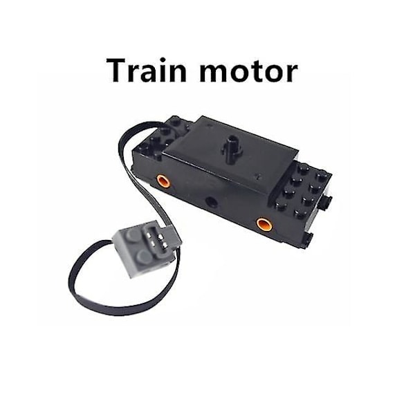 For Logo Tekniske Dele Motor Multi Power Funktioner Værktøj Servo Tog Model Sæt Byggeklodser Høj Kvalitet  [DmS] Train-motor