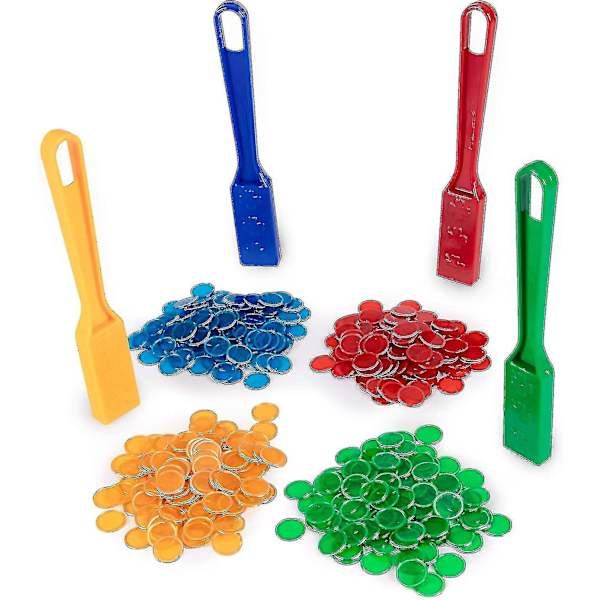 Magnetiske Bingo-staver, 4-pakning - Bulk for Senior & Familie Spillkvelder - Utdannende STEM-sett