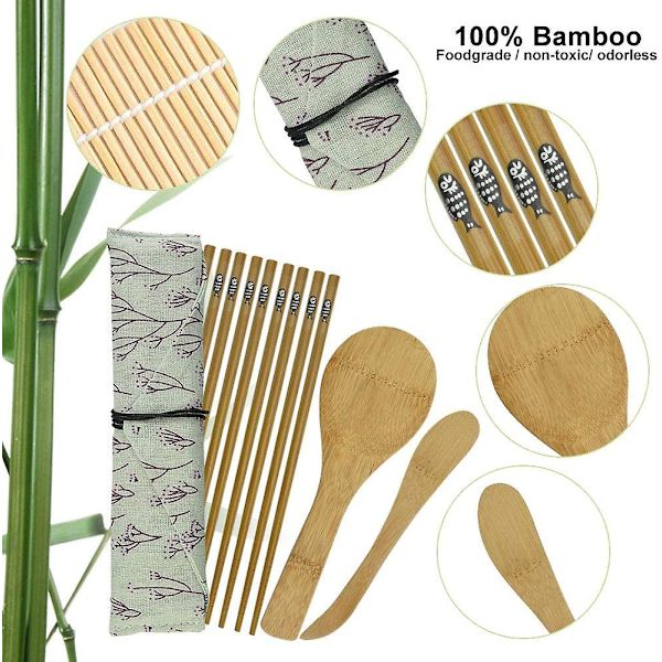 Sushi Making Kit Bambus Sushi Maker Professionell Sushi Starter Kit För Sushi