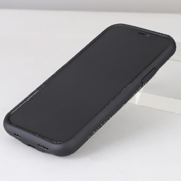 6500mah Batteriladeetui for iPhone 12/12 Pro, Oppladbart Full Pakke Bærbart Eksternt Batterietui Blå Black
