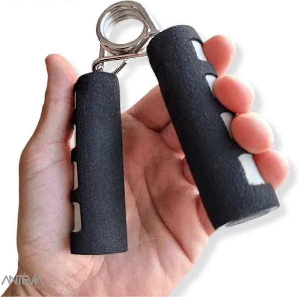 Hand Force Trainer Blå Metall Tight Handskakning Skaka Händer [DB]