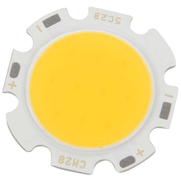 5W Chip Lys Rund Cob Super Lys Led Lys Led Pære Varmt Hvit Dc15-17v