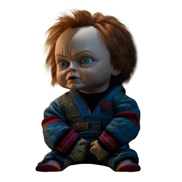Halloween Party Horrorfilm Temafigurer Babydukker Legetøj Bord Hjem Decor Gave B