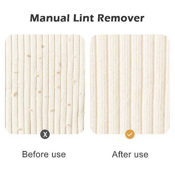 2-pack Lint Remover Pilling Plast Hår Trimmer Kashmir Kam Stickade Kläder Hushåll