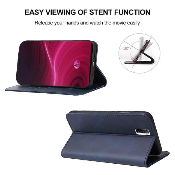Magnetiskt läderfodral för Realme X2 Pro [DB]