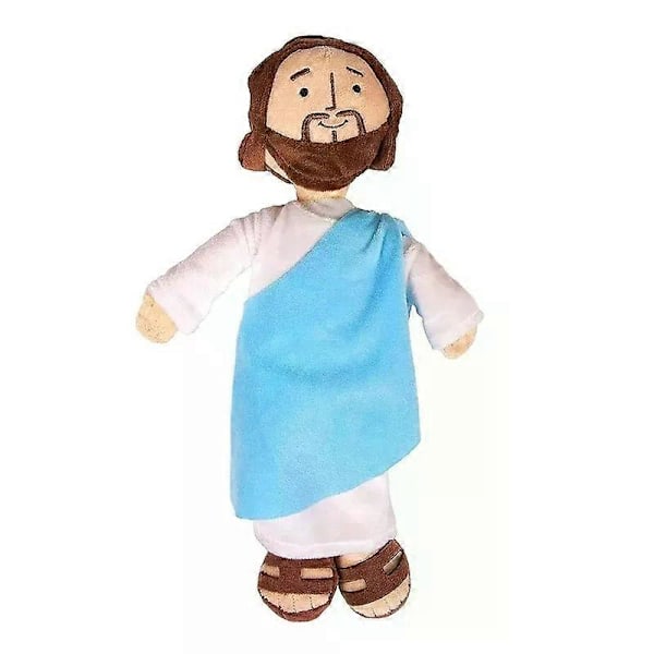 Min Ven Jesus Plyslegetøj Udstoppede Dukke Klassisk Kristus Religiøs Frelser Med Smil Jesus Jomfru Maria Festartikler Fans Børnegave A1