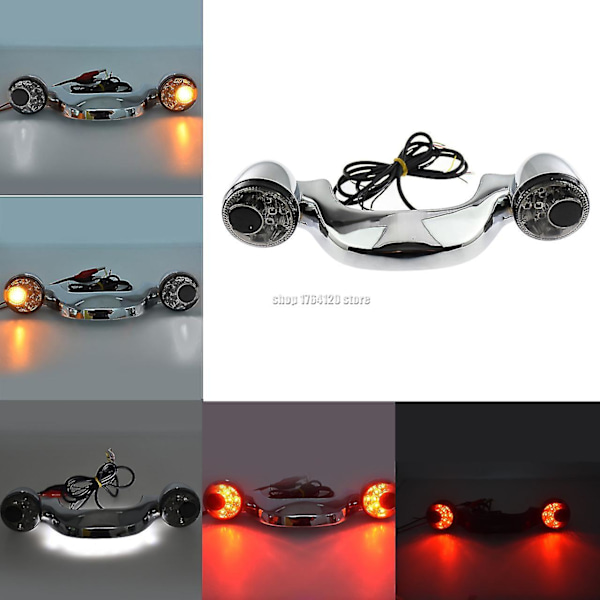 Motorsykkel Bakre Blinklys Brems Lys Bar Lampe For Harley Touring Street Glide Road Glide Road King Fltrx Flhx 2010-2020 2021 D Turn Signal Light