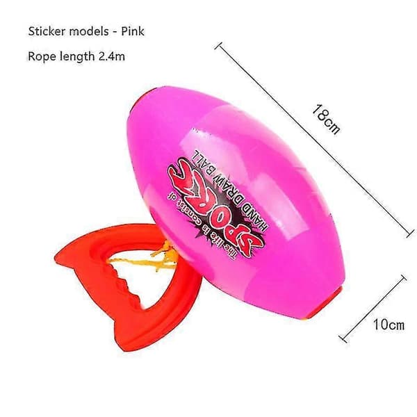 Børnelegetøj Udendørs Interaktiv Træk Elastisk Hastighedsbolde Sensorisk Træning Sportsspil Legetøj Til Børn Voksne Gave A Pink