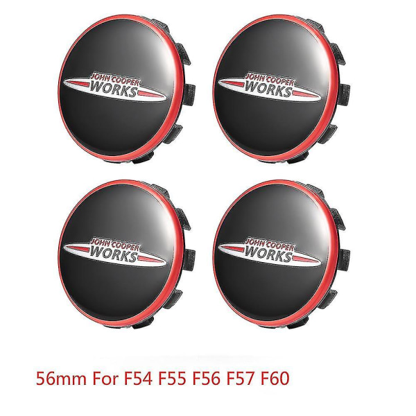 For Mini Cooper S Jcw R55 R60 R61 F54 F55 F56 F57 F60 Accessories Car Wheel Hub Cover Cap Sticker Rim Decal Tire Center Emblem,f Series (4pcs) [DM]